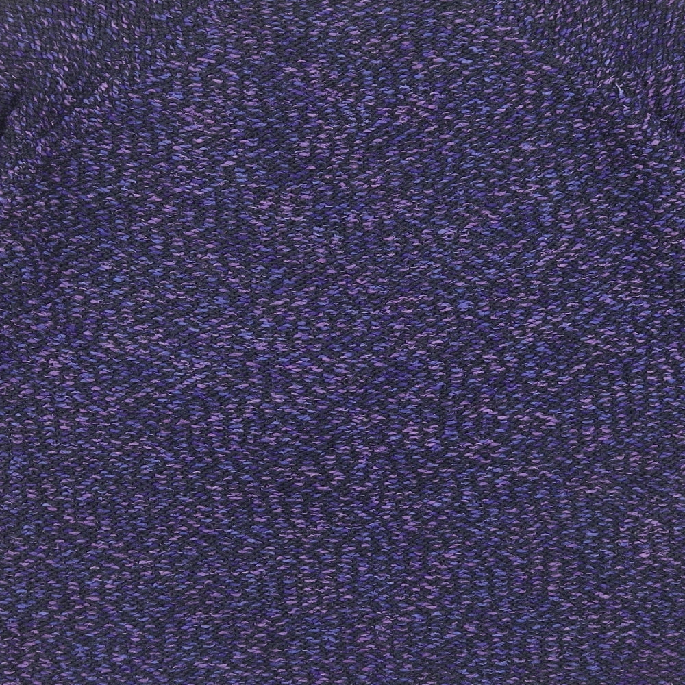Bonmarché Womens Purple Knit Pullover Jumper Size S