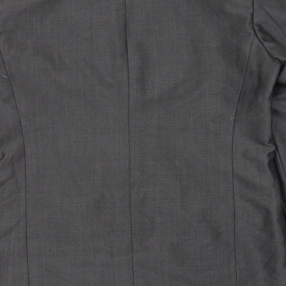 WILVORST Mens Grey Jacket Suit Jacket Size 42