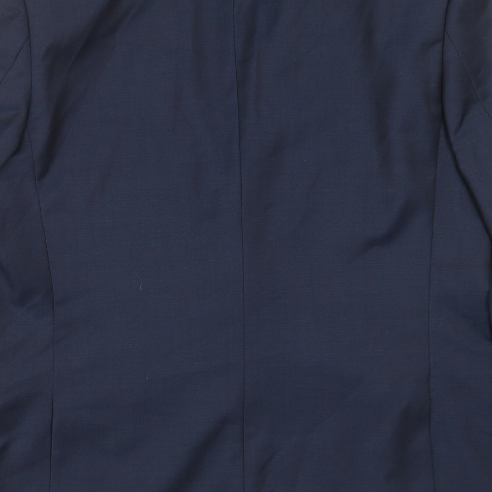Topman Mens Blue Jacket Suit Jacket Size 42
