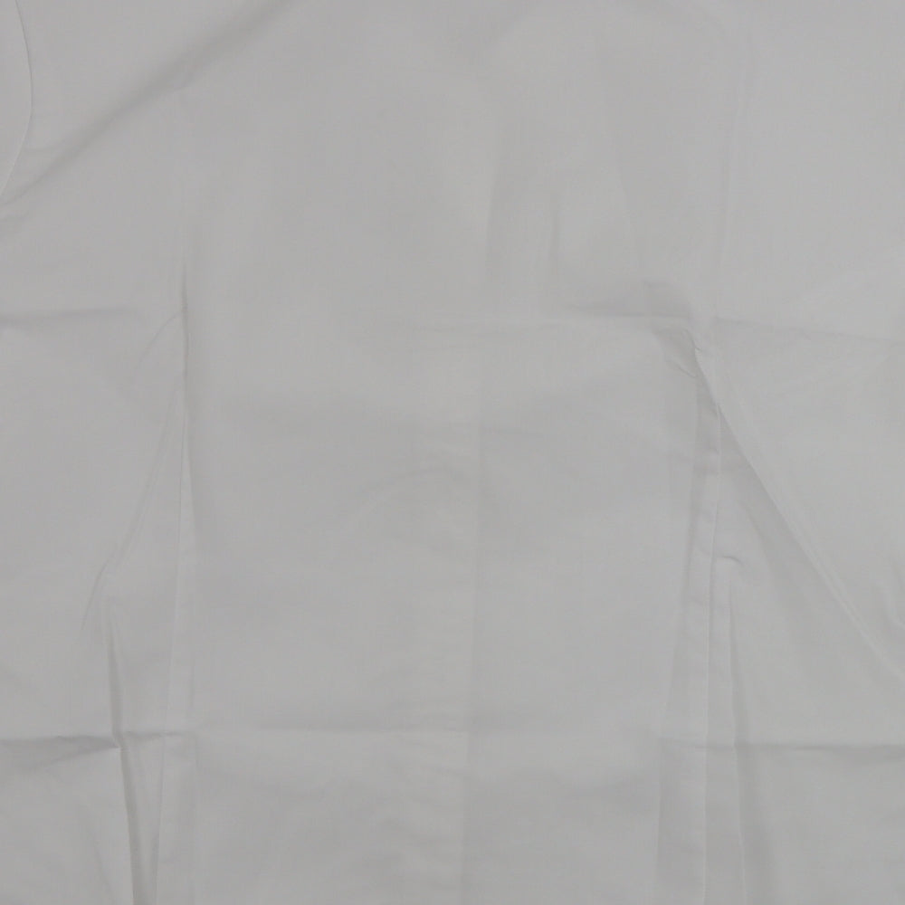 disley Womens White Basic Button-Up Size 16