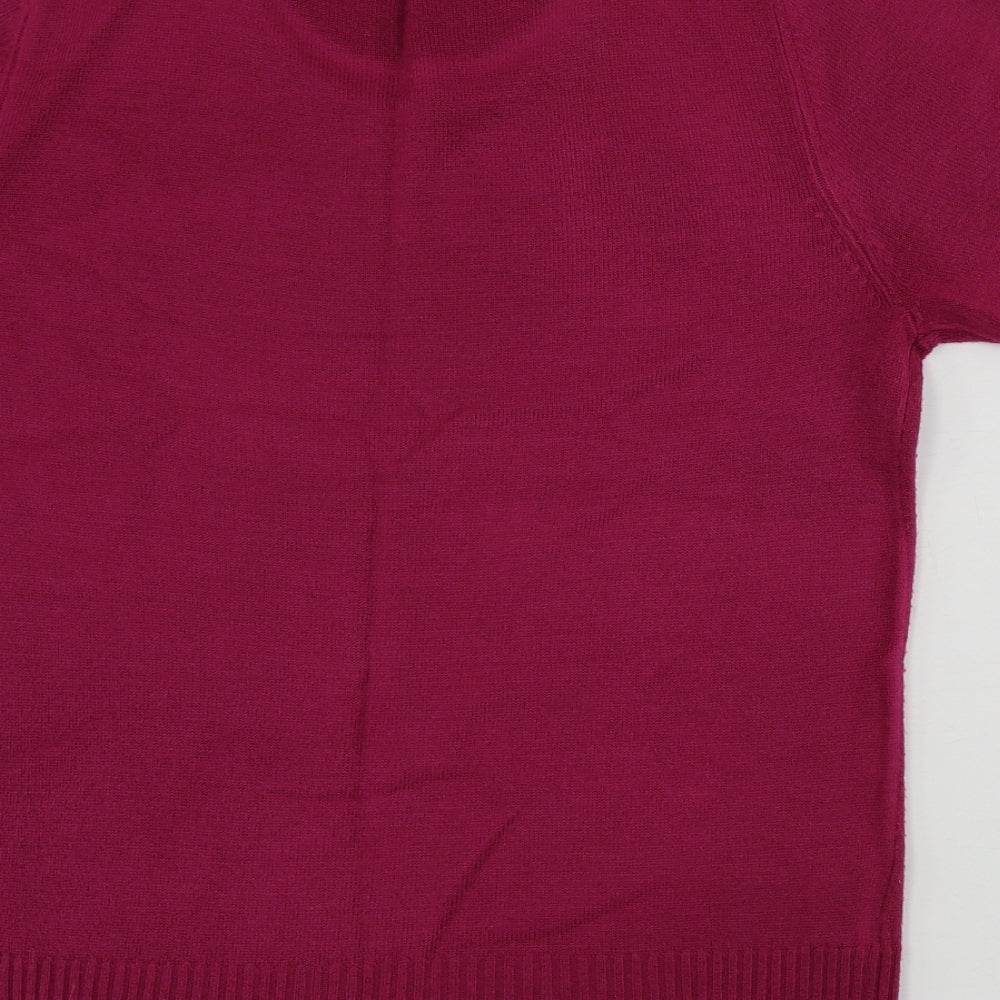 Matalan Womens Purple Pullover Jumper Size 12