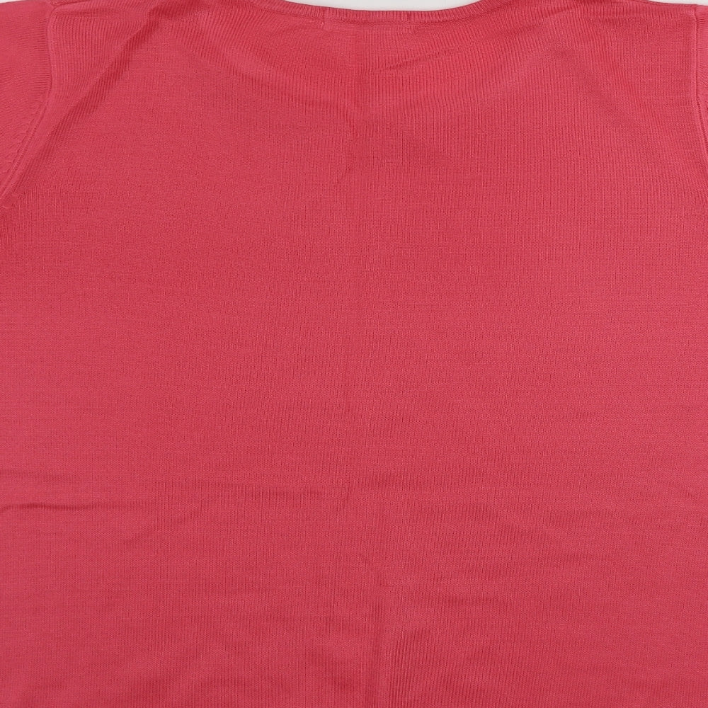 Marks & Spencer Womens Pink Pullover Jumper Size 10