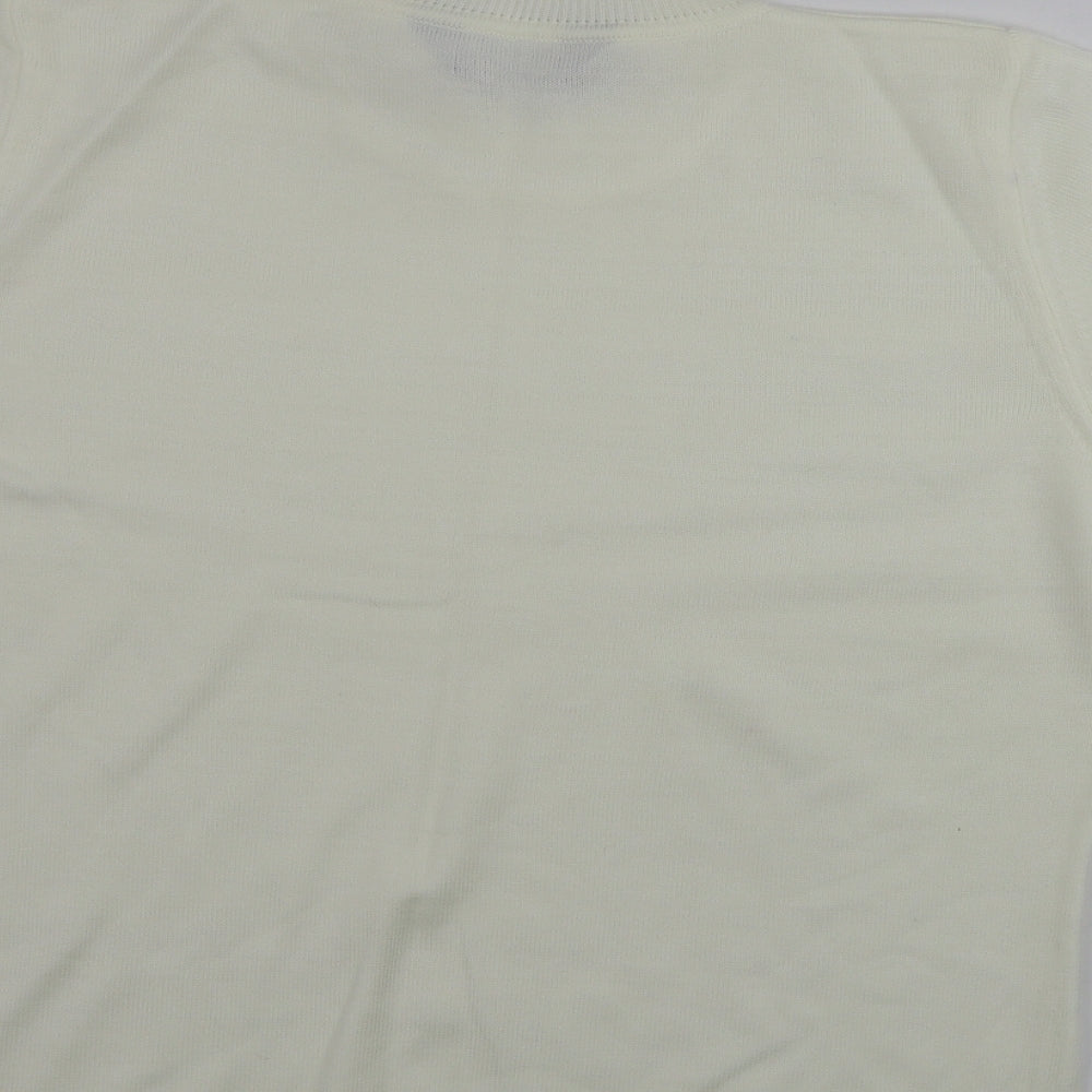 MODERN CLASSICS Womens Ivory Pullover Jumper Size 12