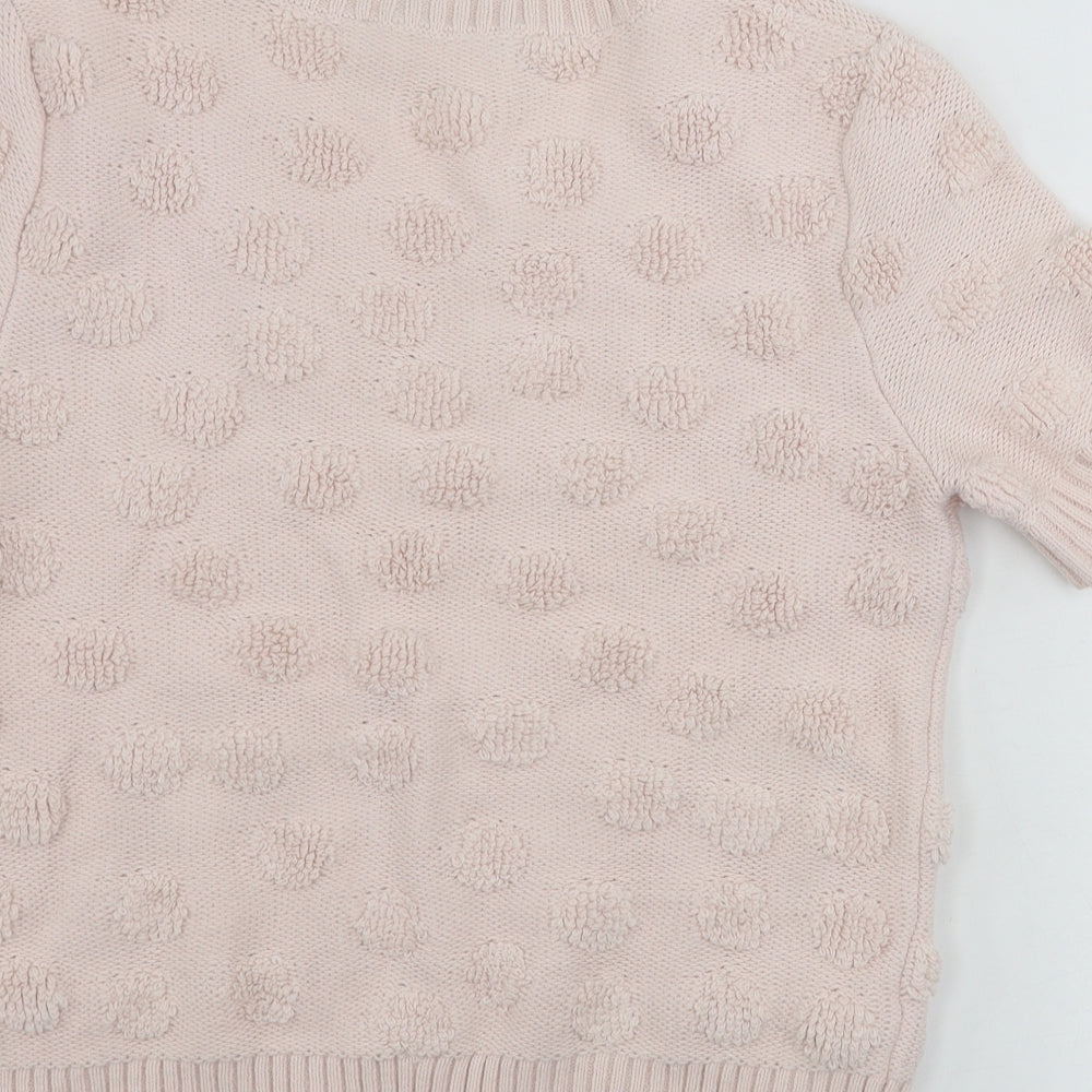 French Connection Womens Pink Pullover Jumper Size S