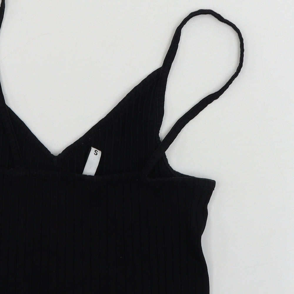 H&M Womens Black Basic Tank Size S