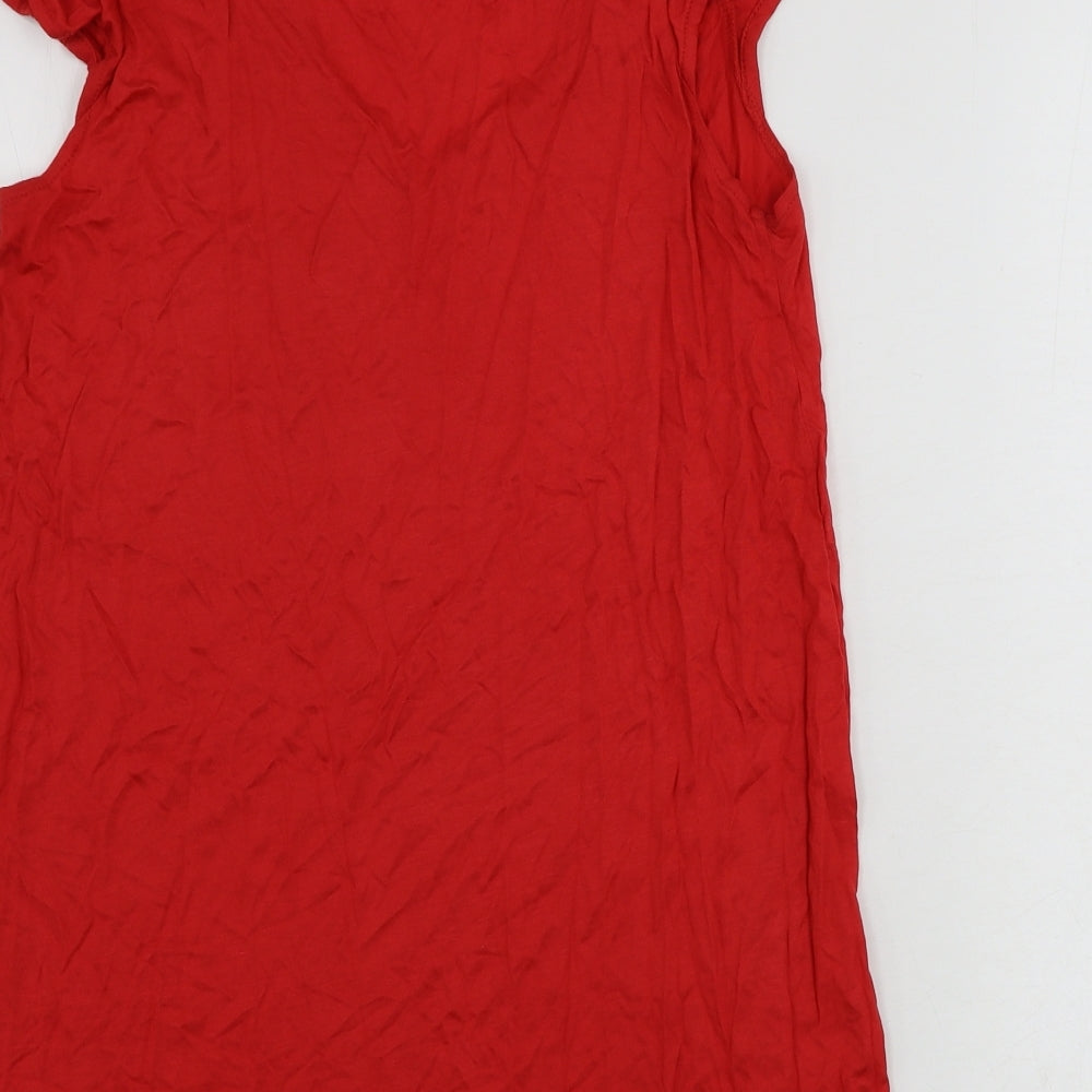 French Connection Womens Red Basic Tank Size M