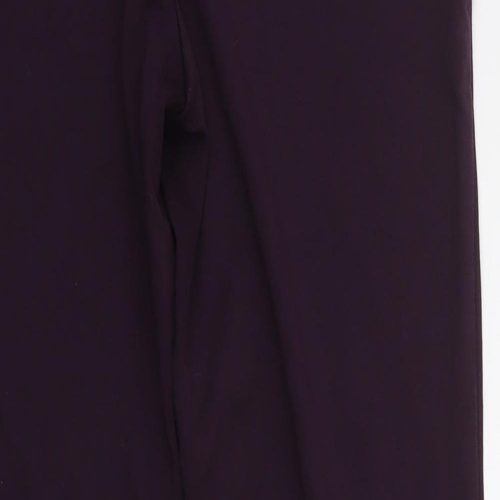 Papaya Womens Purple Jegging Trousers Size 12 L24 in