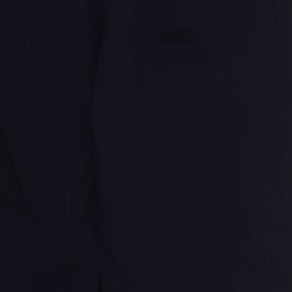 JASPER CORAN Womens Blue Houndstooth Straight Jeans Size 10 L24 in