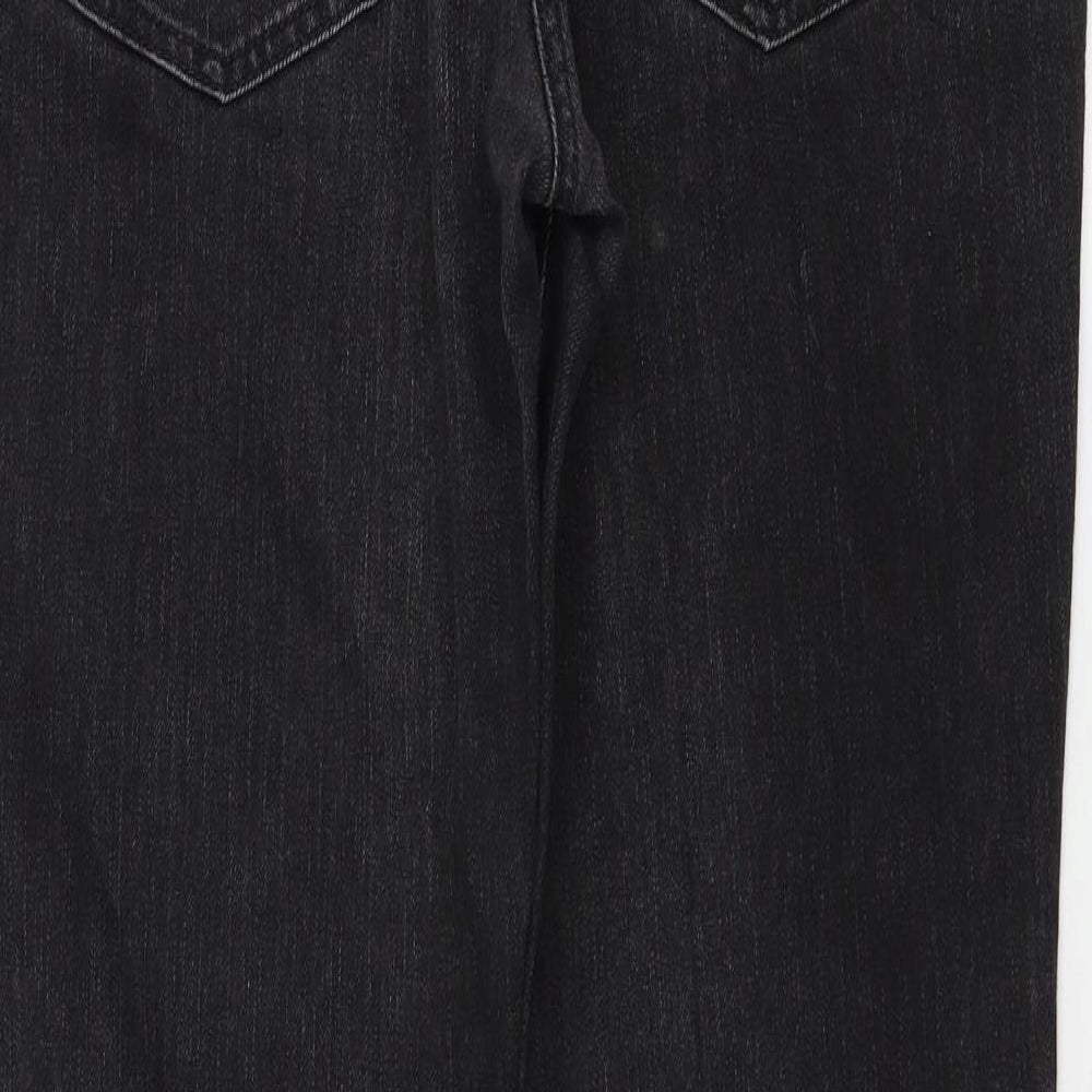 River Island Womens Black Straight Jeans Size 38 L30 in