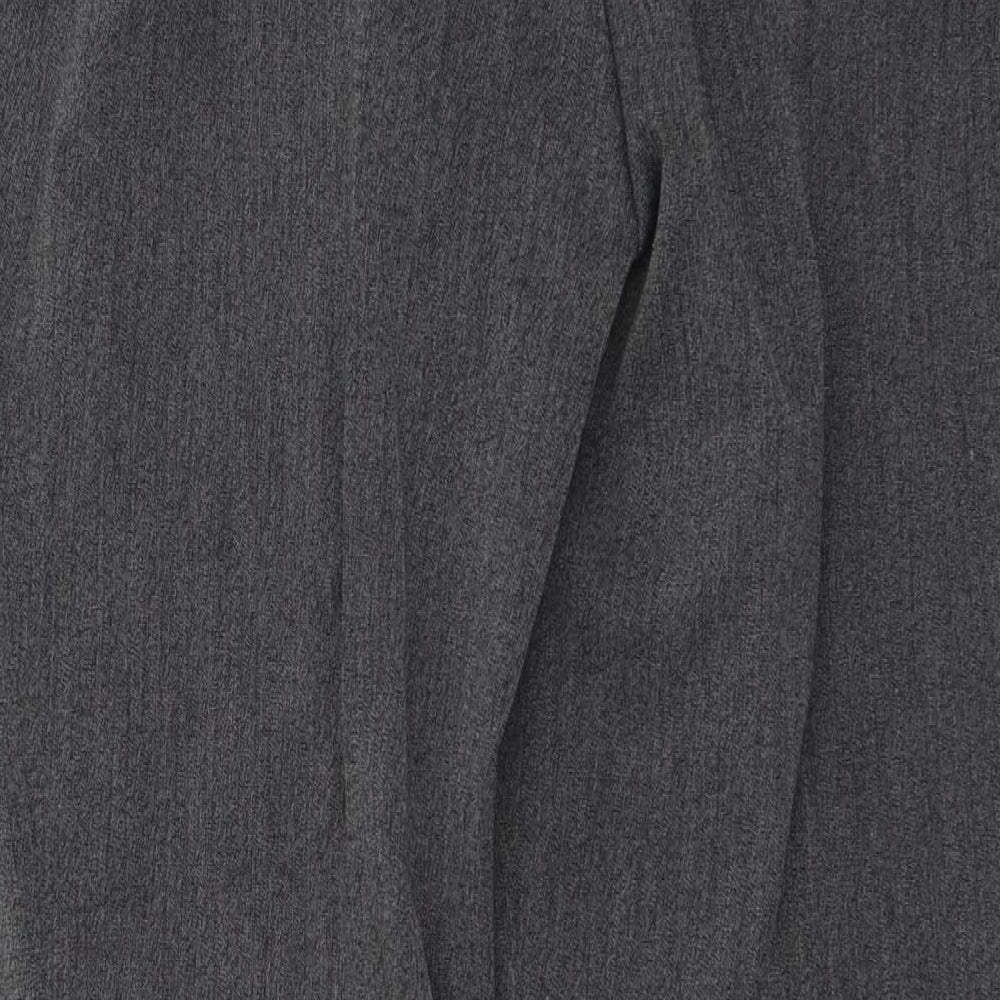 Marks and Spencer Womens Grey Trousers Size 16 L28 in