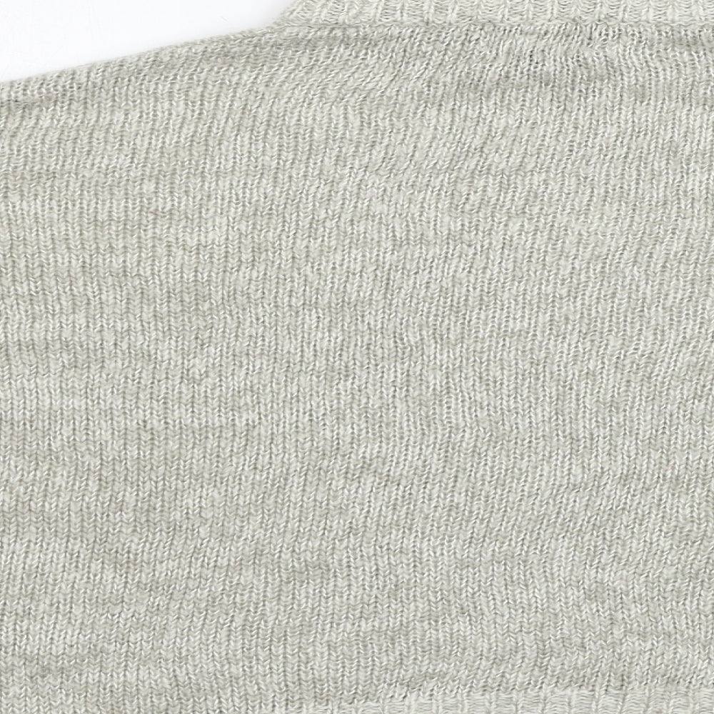 New Look Womens Grey Pullover Jumper Size L