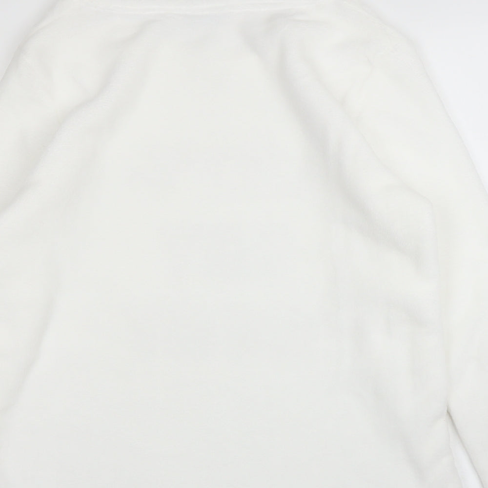 TU Womens White Pullover Jumper Size 10 - PJ top