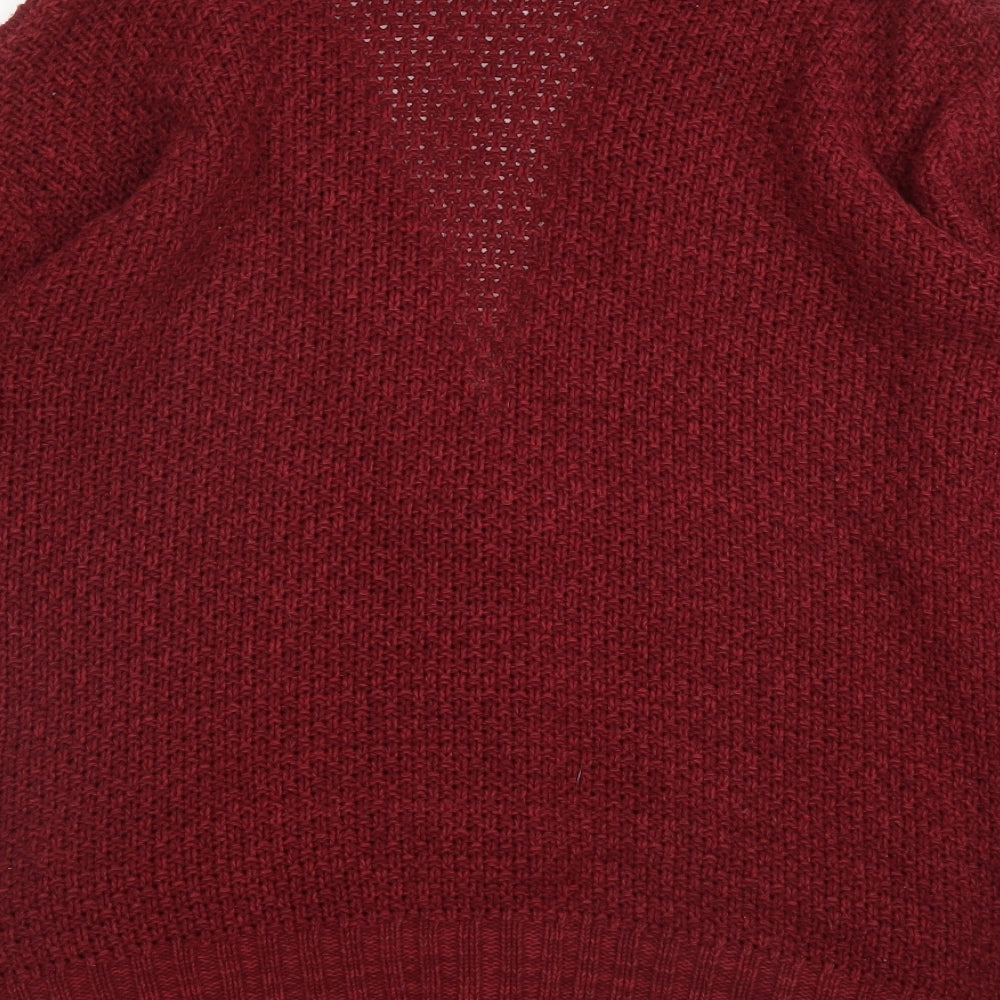 Oyisis Womens Purple Cardigan Jumper Size M
