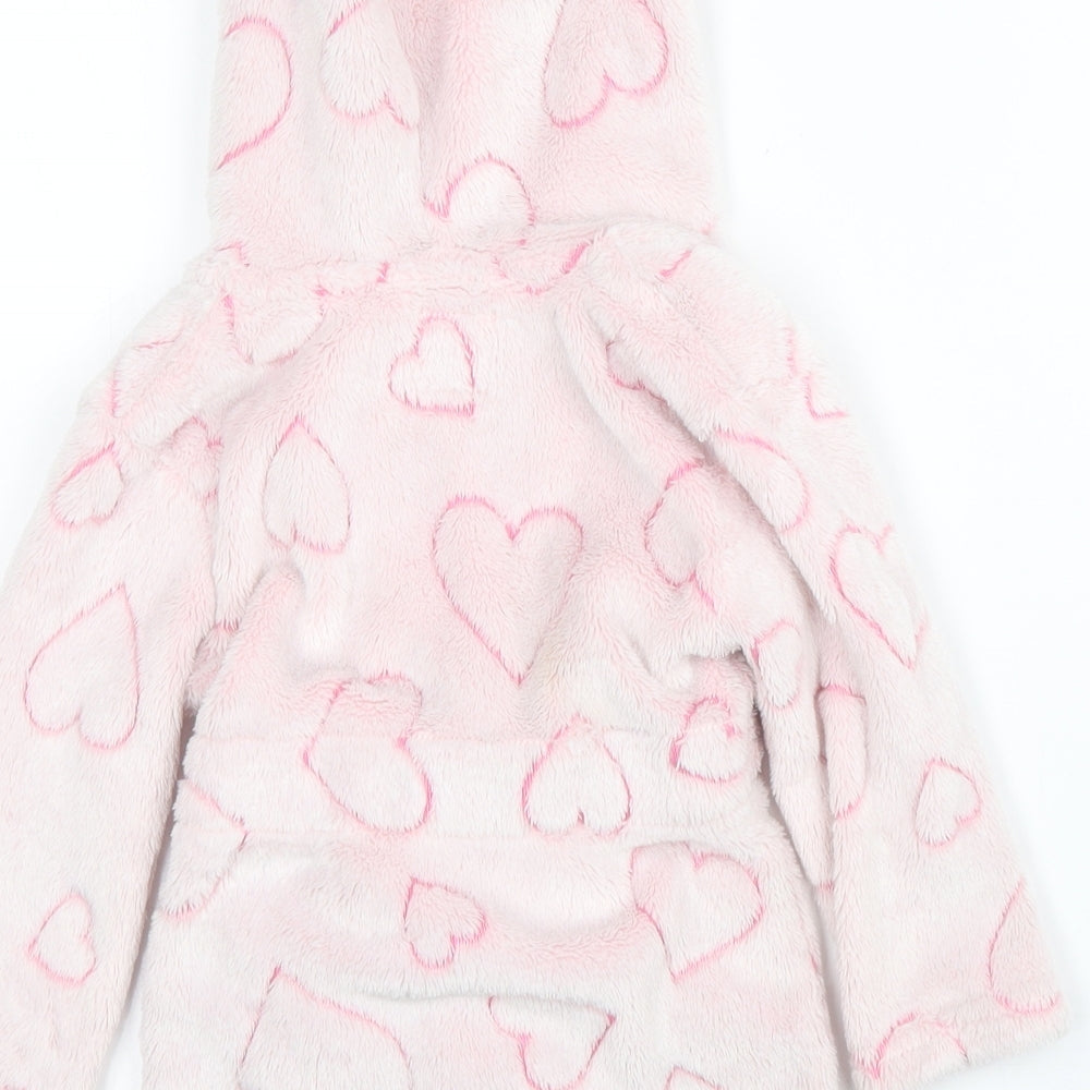 Primark Girls Pink Solid Capri Robe Size 6-9 Months