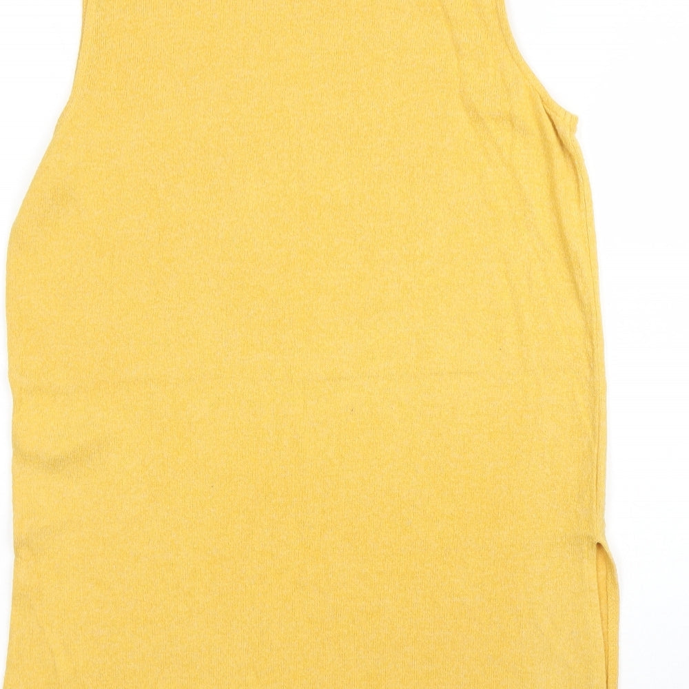 River Island Womens Yellow Vest Jumper Size 12