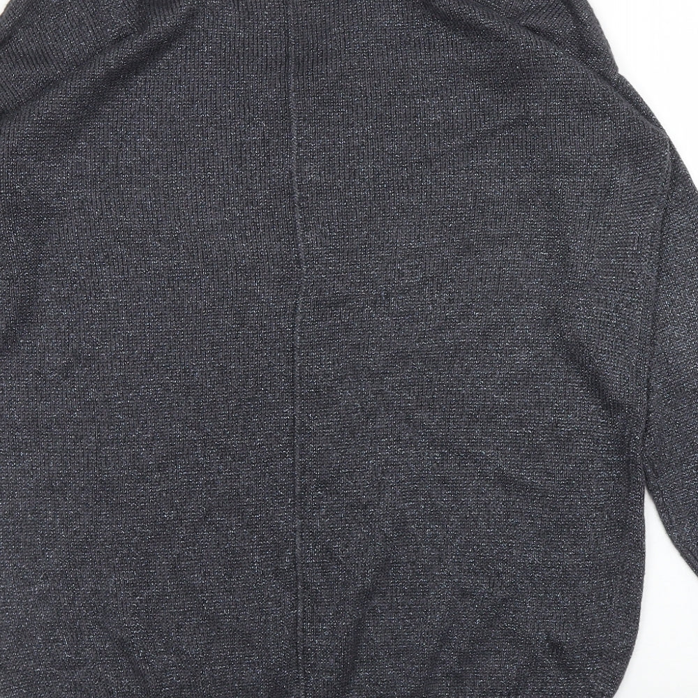 Wallis Womens Grey Pullover Jumper Size M