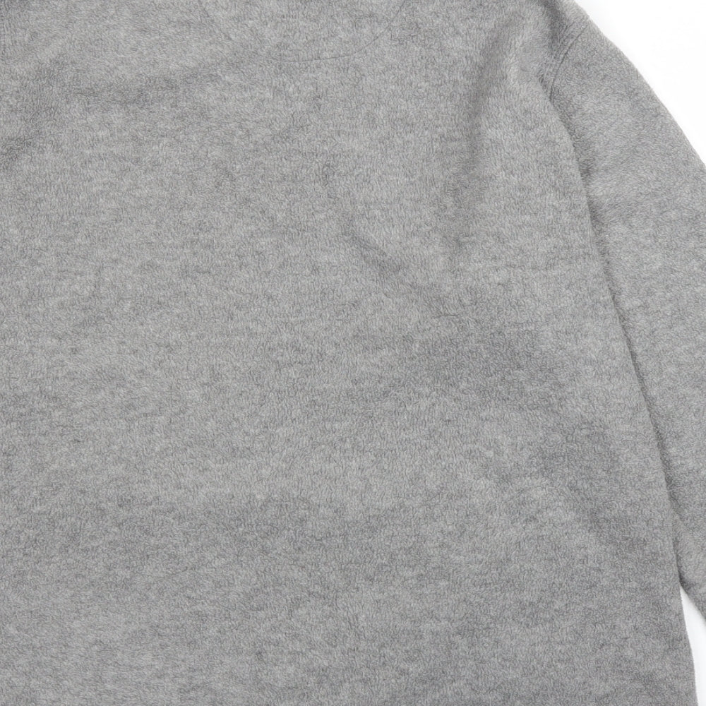 Preworn Womens Grey Fleece Full Zip Jumper Size L
