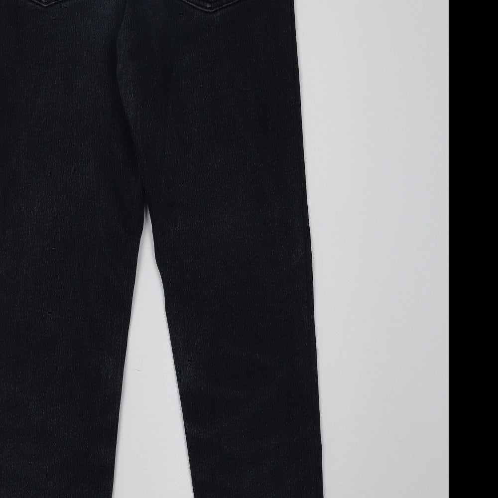 division Womens Blue Straight Jeans Size 30 L28 in