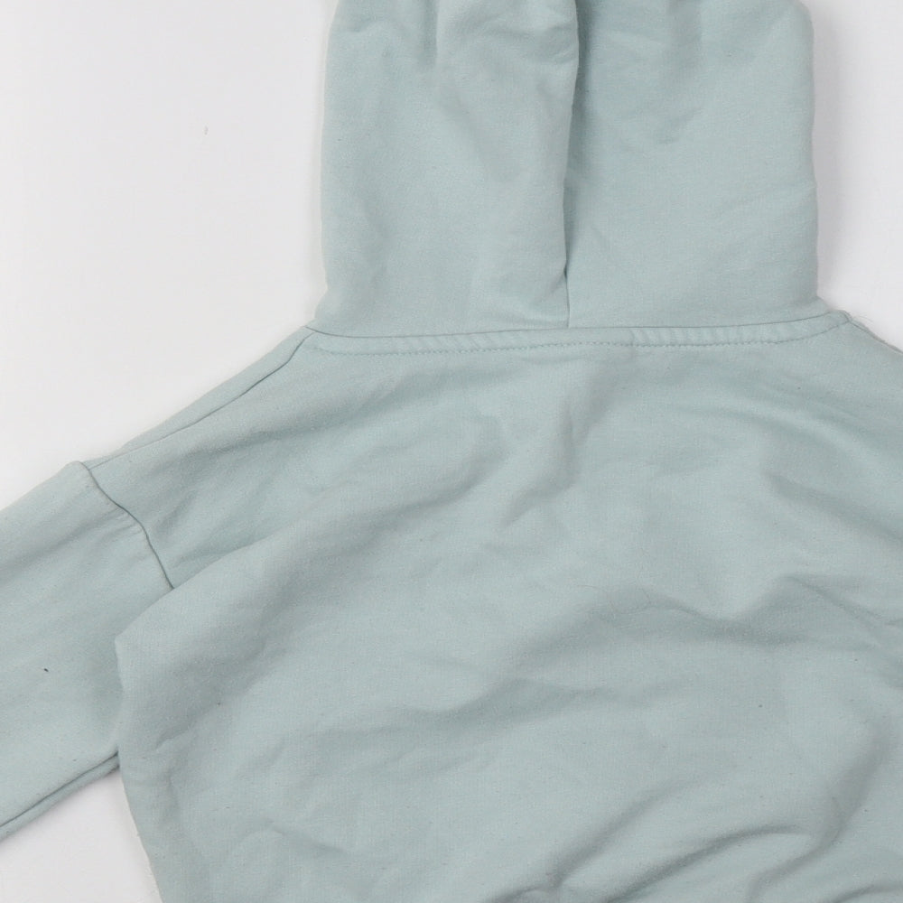 Matalan Girls Green Pullover Hoodie Size 7 Years
