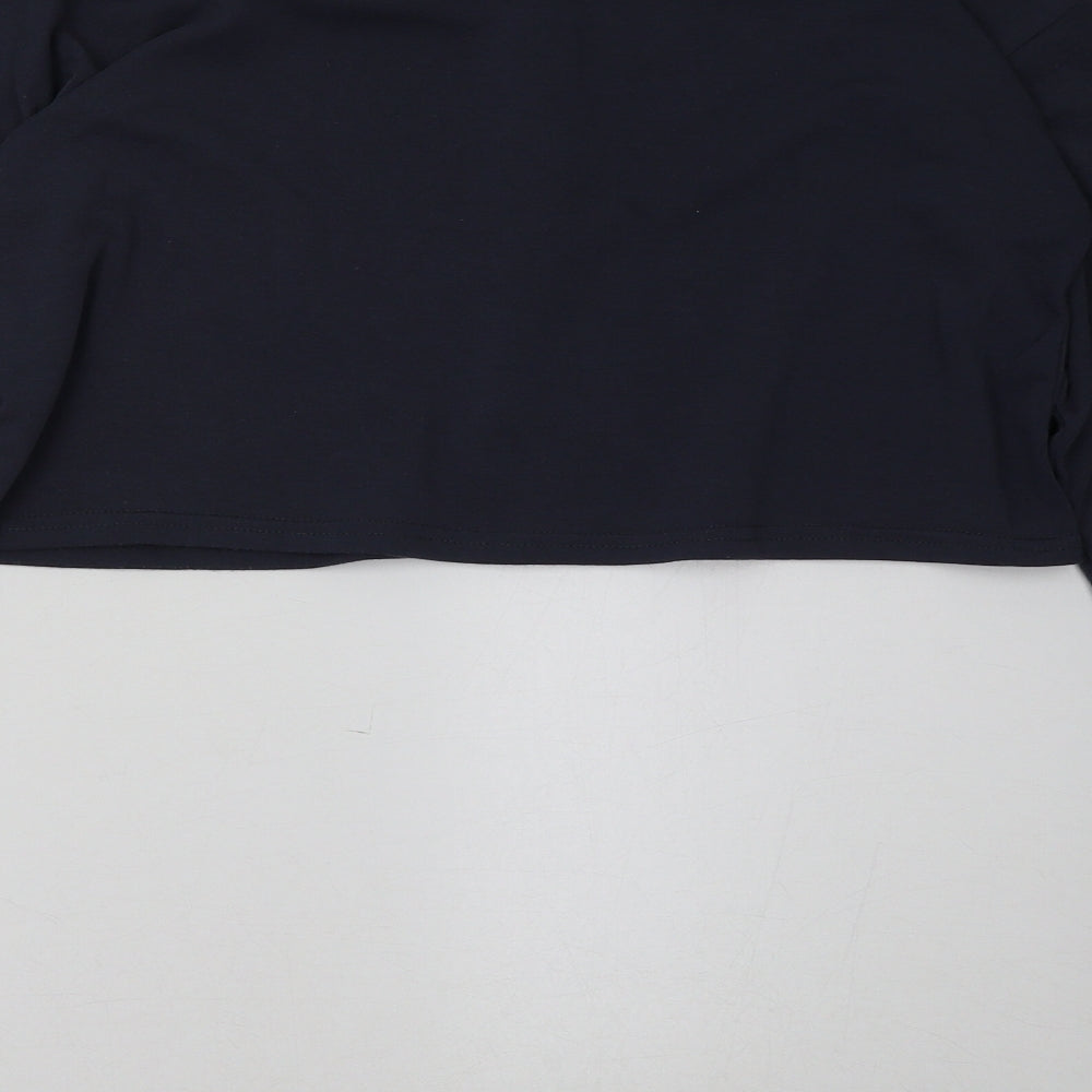PRETTYLITTLETHING Womens Blue Pullover Sweatshirt Size 8