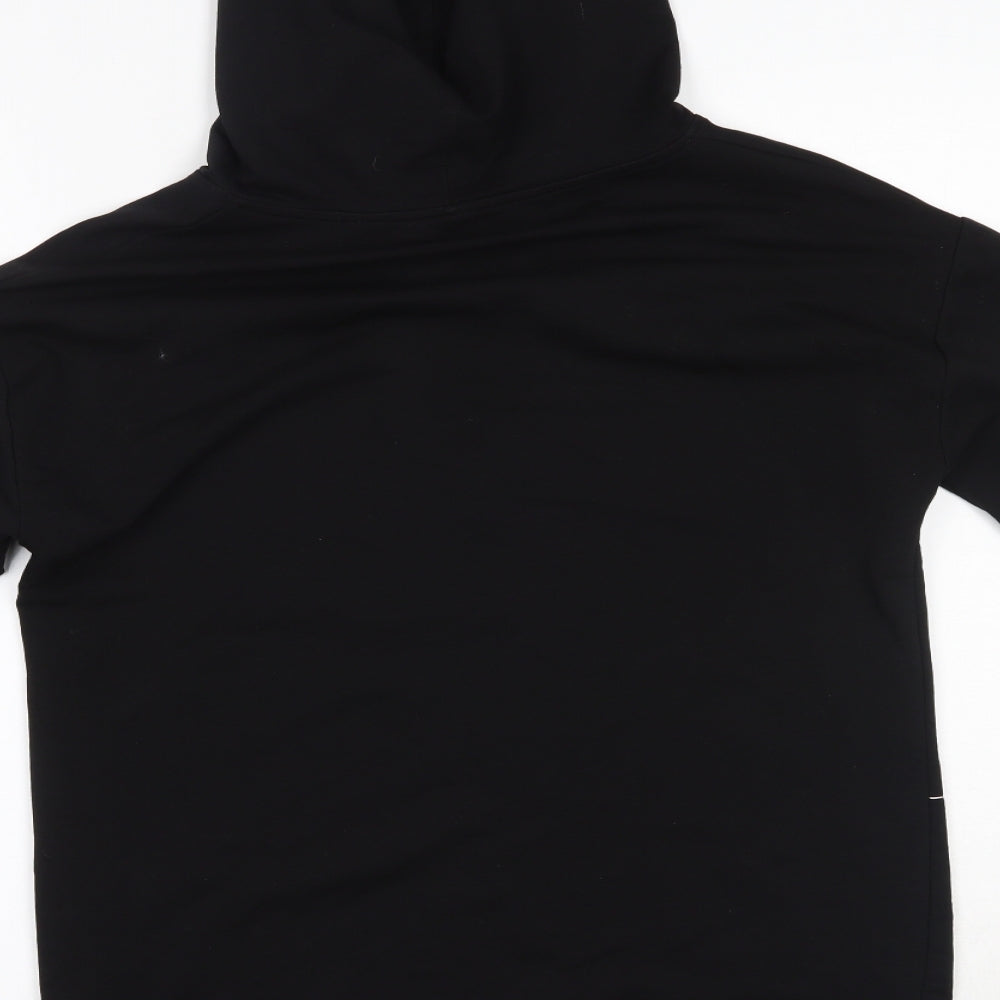 Stradivarius Womens Black Pullover Hoodie Size S