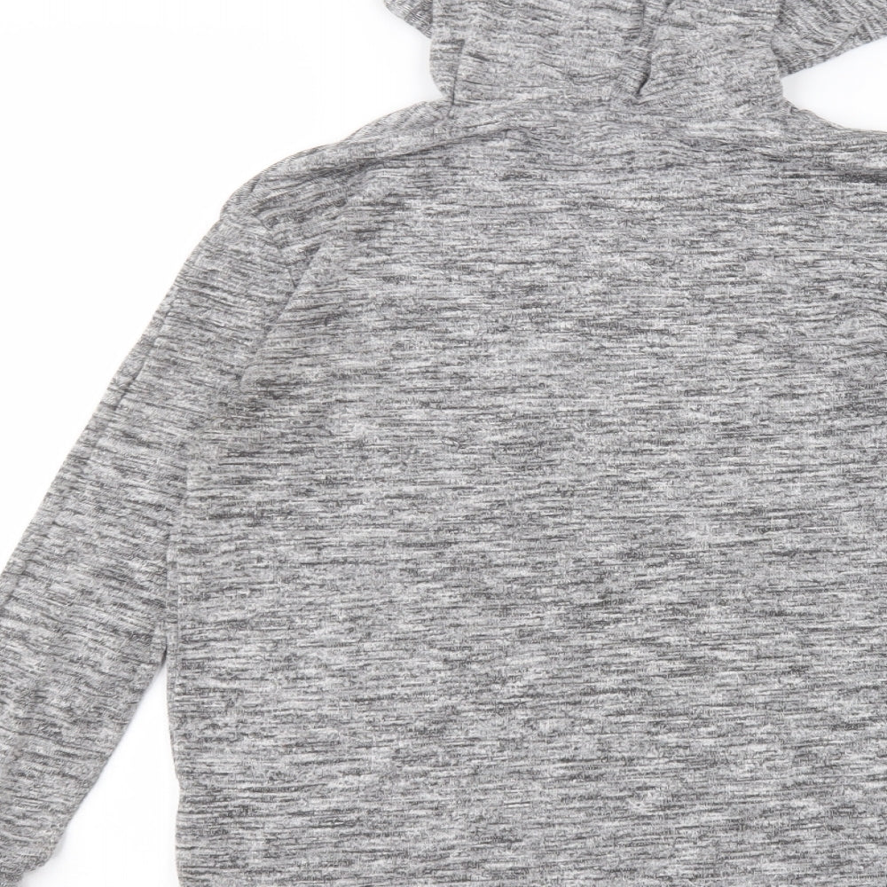 Papaya Womens Grey Pullover Hoodie Size XS