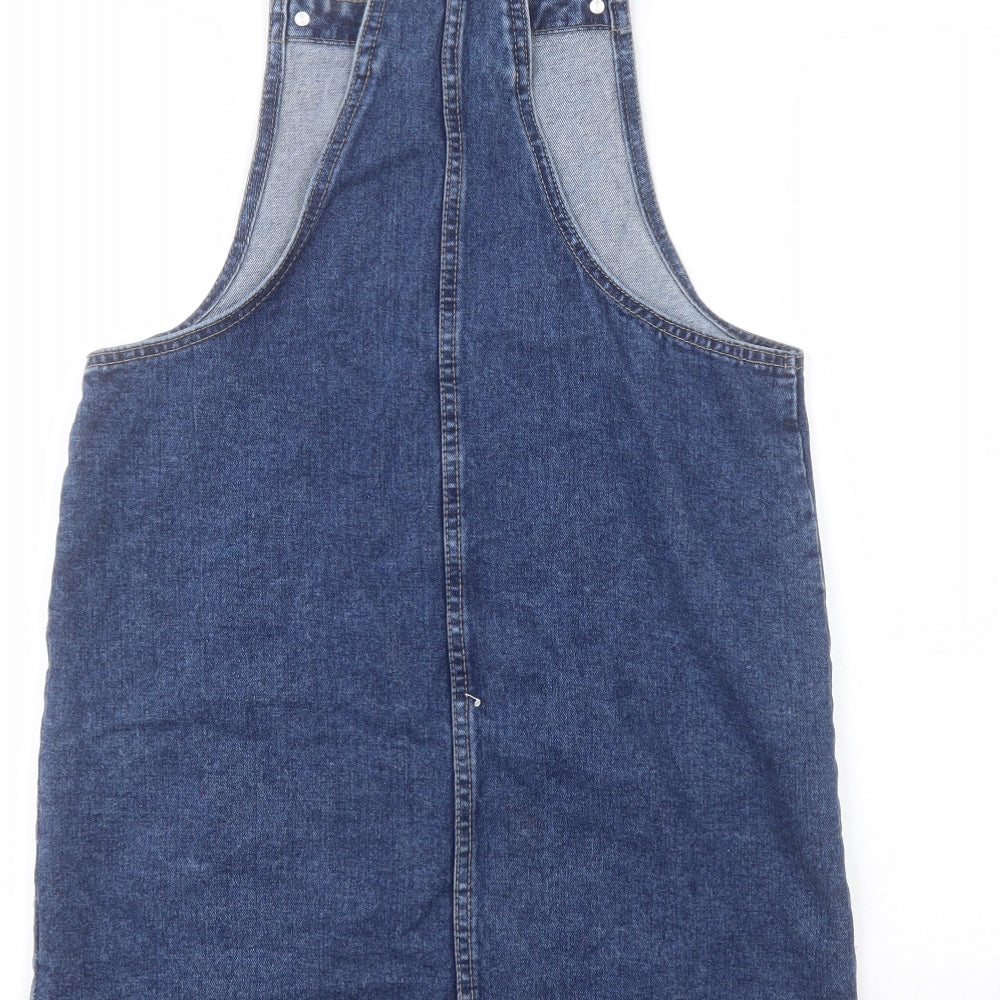 Denim & Co. Womens Blue A-Line Size 8
