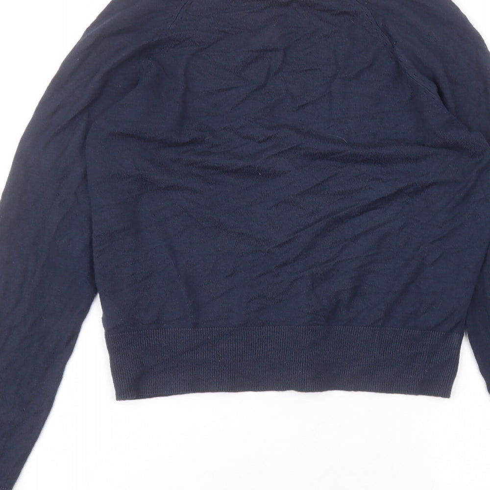 New Look Womens Blue Cardigan Jumper Size 8