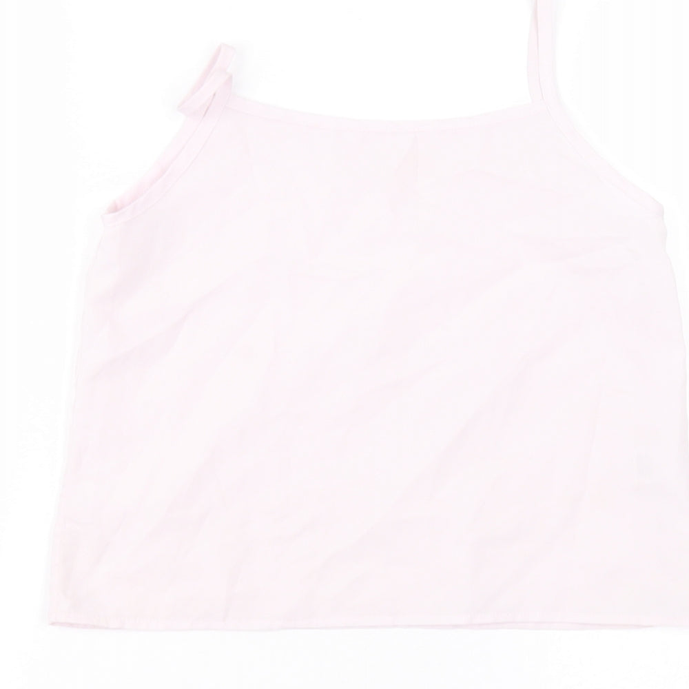 River Island Girls Pink Basic Blouse Size 9-10 Years