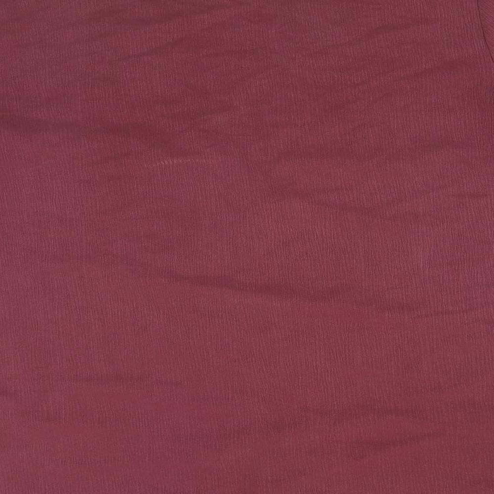 Legacy Womens Purple Basic Button-Up Size 16