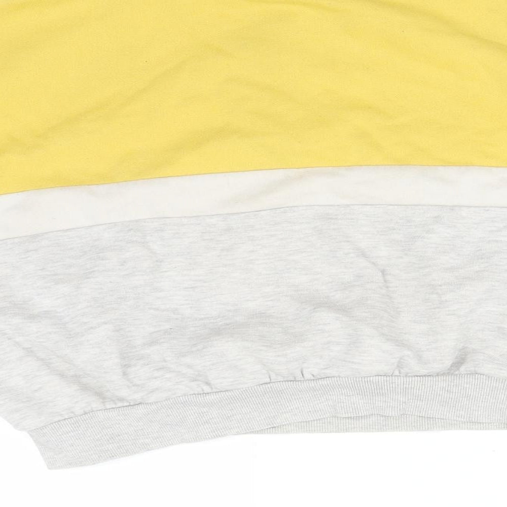H&M Girls Multicoloured Colourblock Pullover Sweatshirt Size 11-12 Years - MAKE NEW MEMORIES