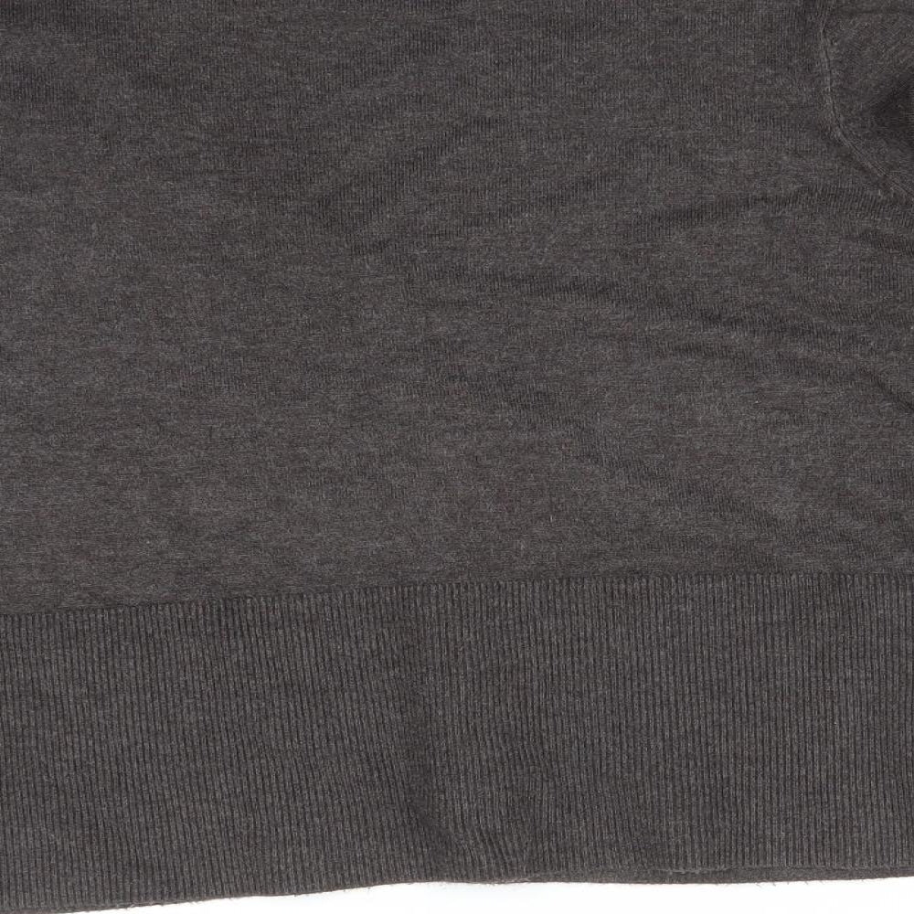 PUURE INSTINCT Womens Grey Cardigan Jumper Size L