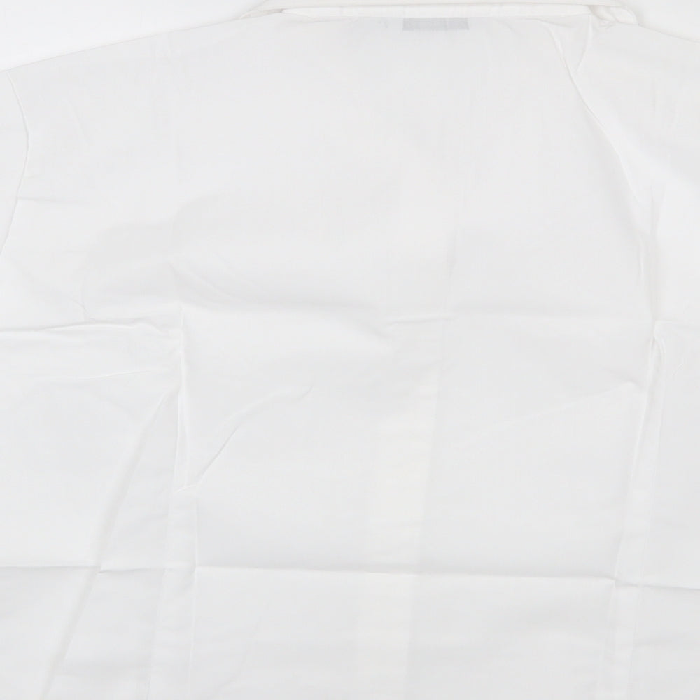 Disley Womens White Basic Button-Up Size 18