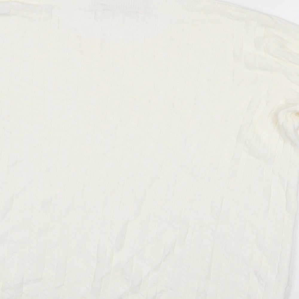 TU Womens Ivory Pullover Jumper Size 14