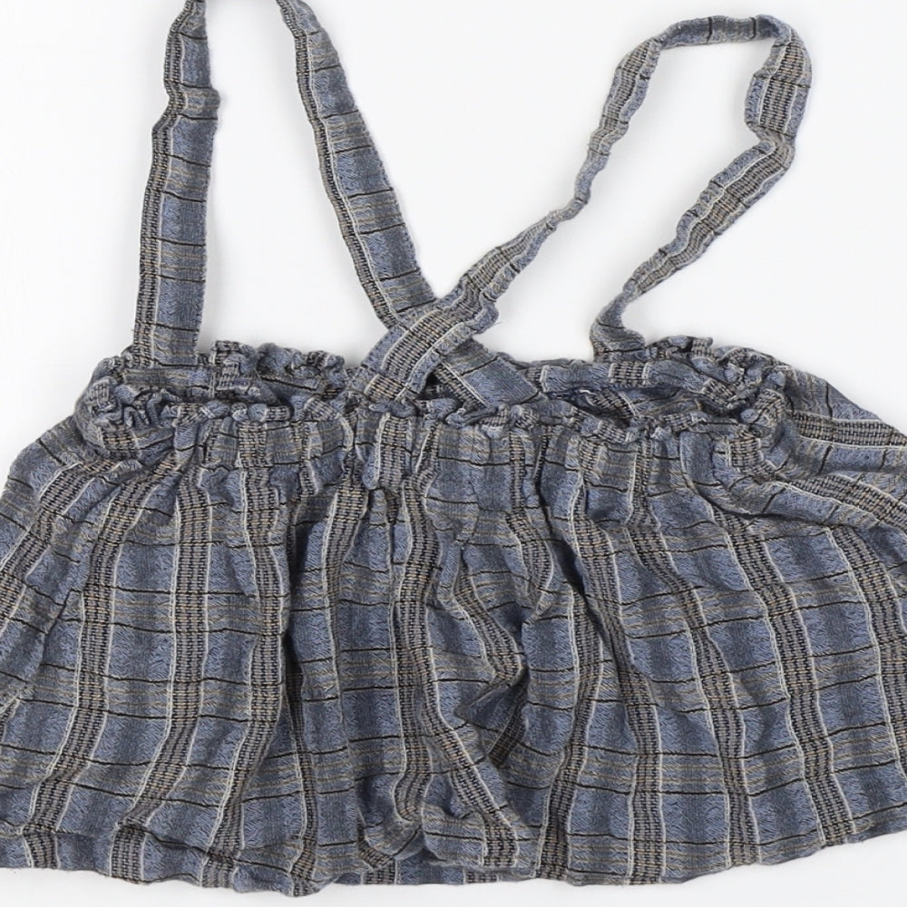 NEXT Girls Multicoloured Check Skater Skirt Size 9-12 Months