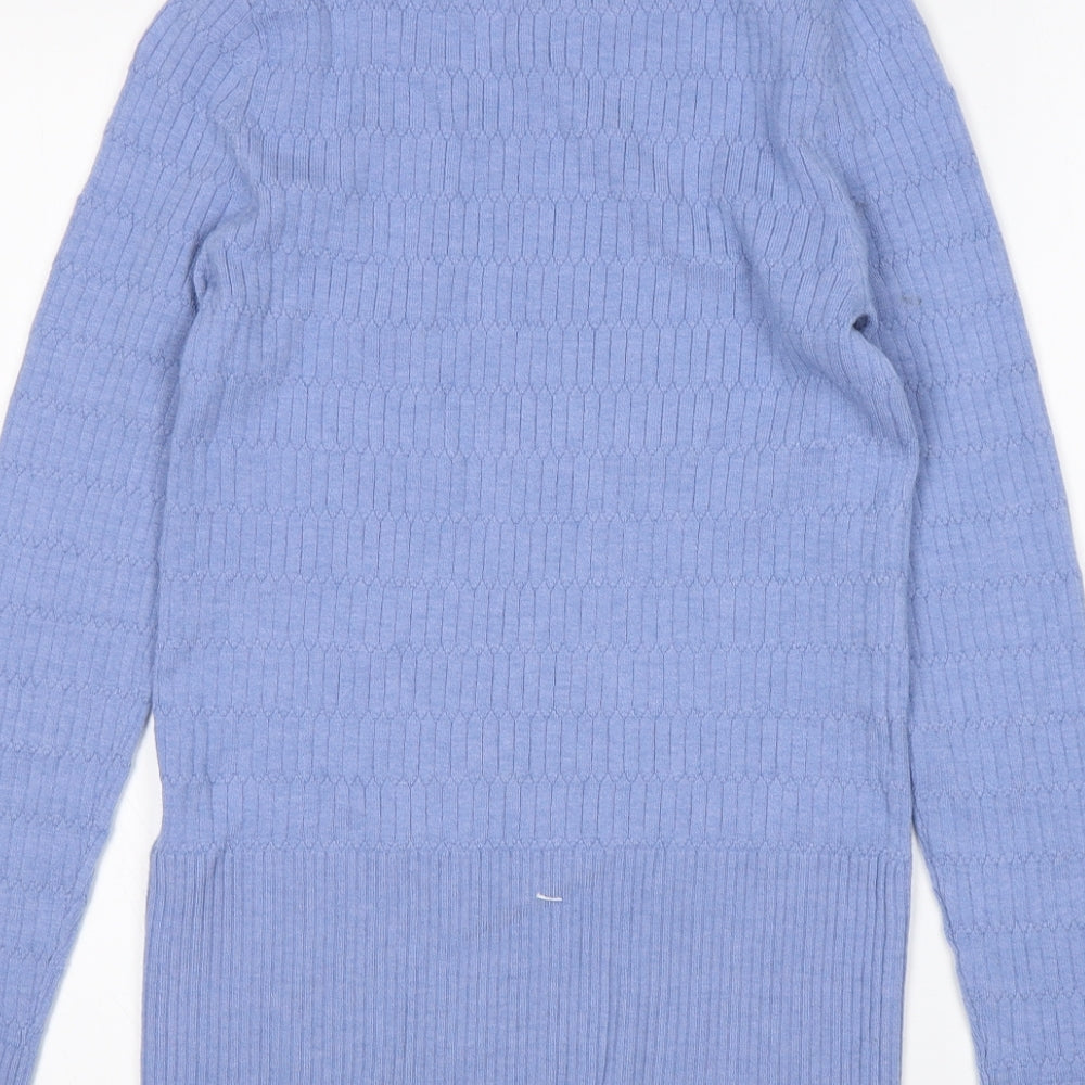 Marks & Spencer Womens Blue Pullover Jumper Size 8