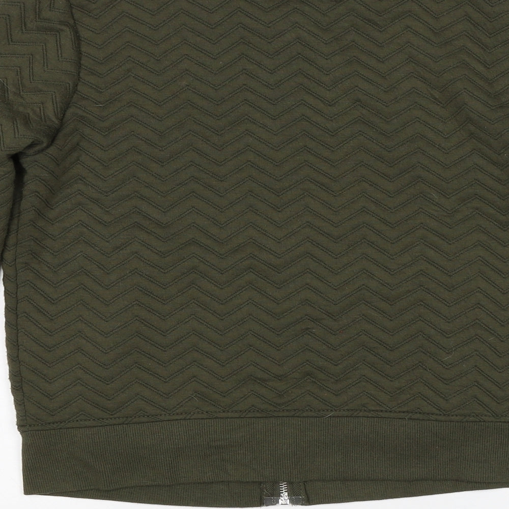 Atmosphere Womens Green Full Zip Sweatshirt Size 8