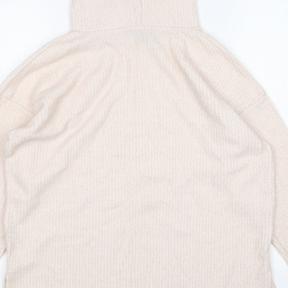 New Look Womens Pink Pullover Jumper Size S
