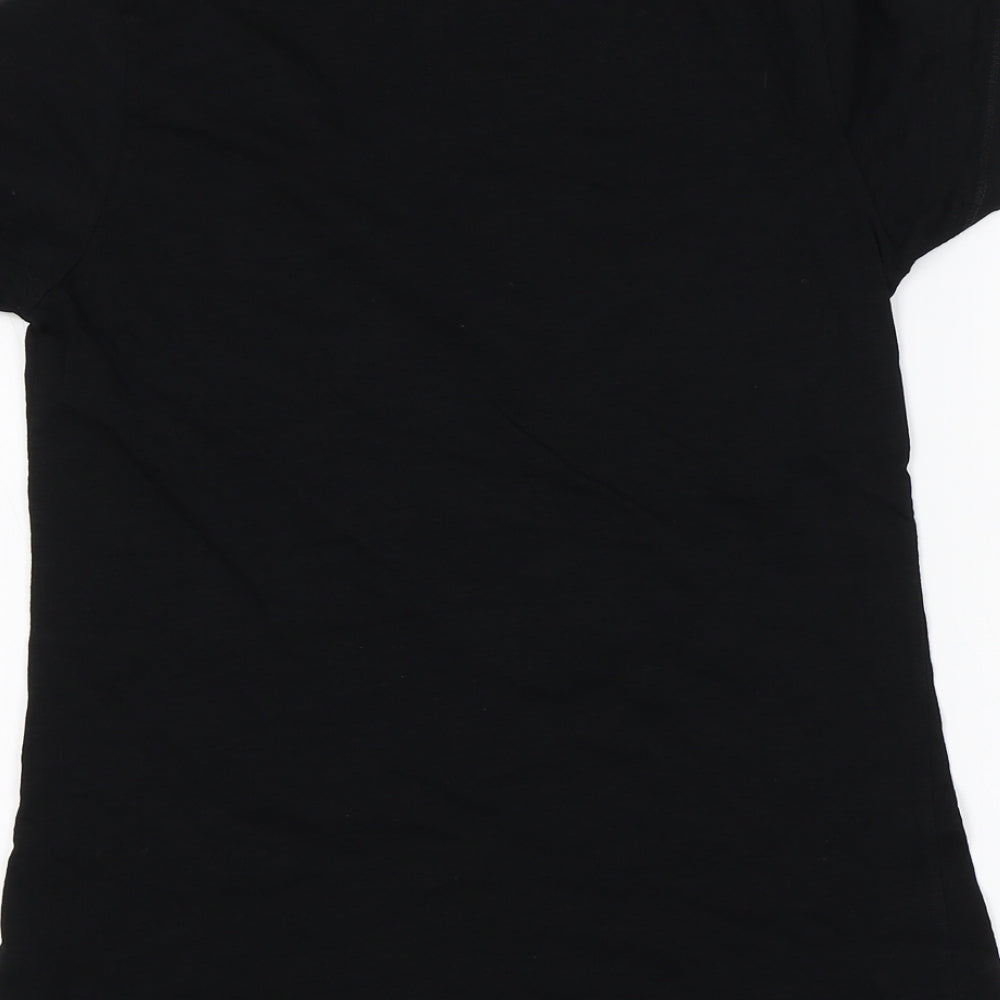 Atmosphere Womens Black Basic T-Shirt Size 12