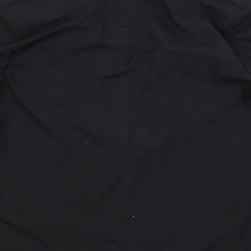 PLANET Womens Black Basic Button-Up Size 12