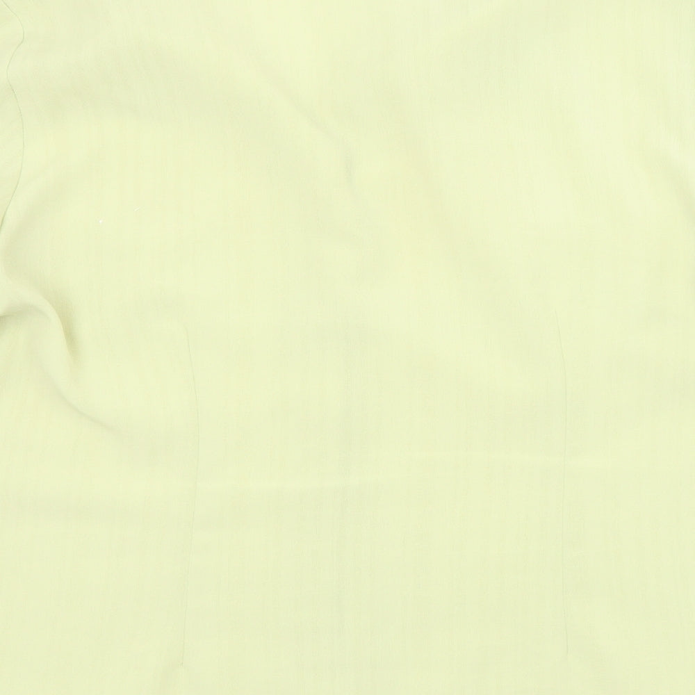 FOSBY Womens Green Basic Button-Up Size 16