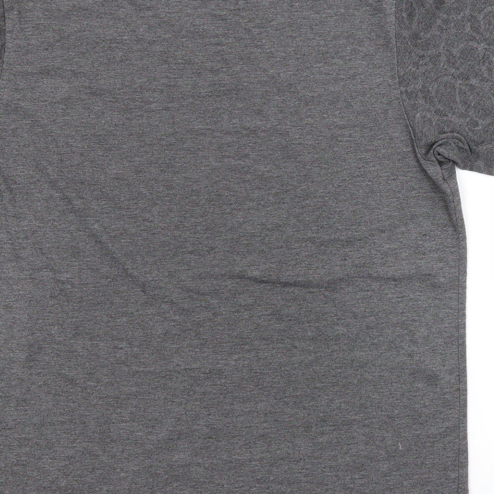 Burton Mens Grey Paisley T-Shirt Size M