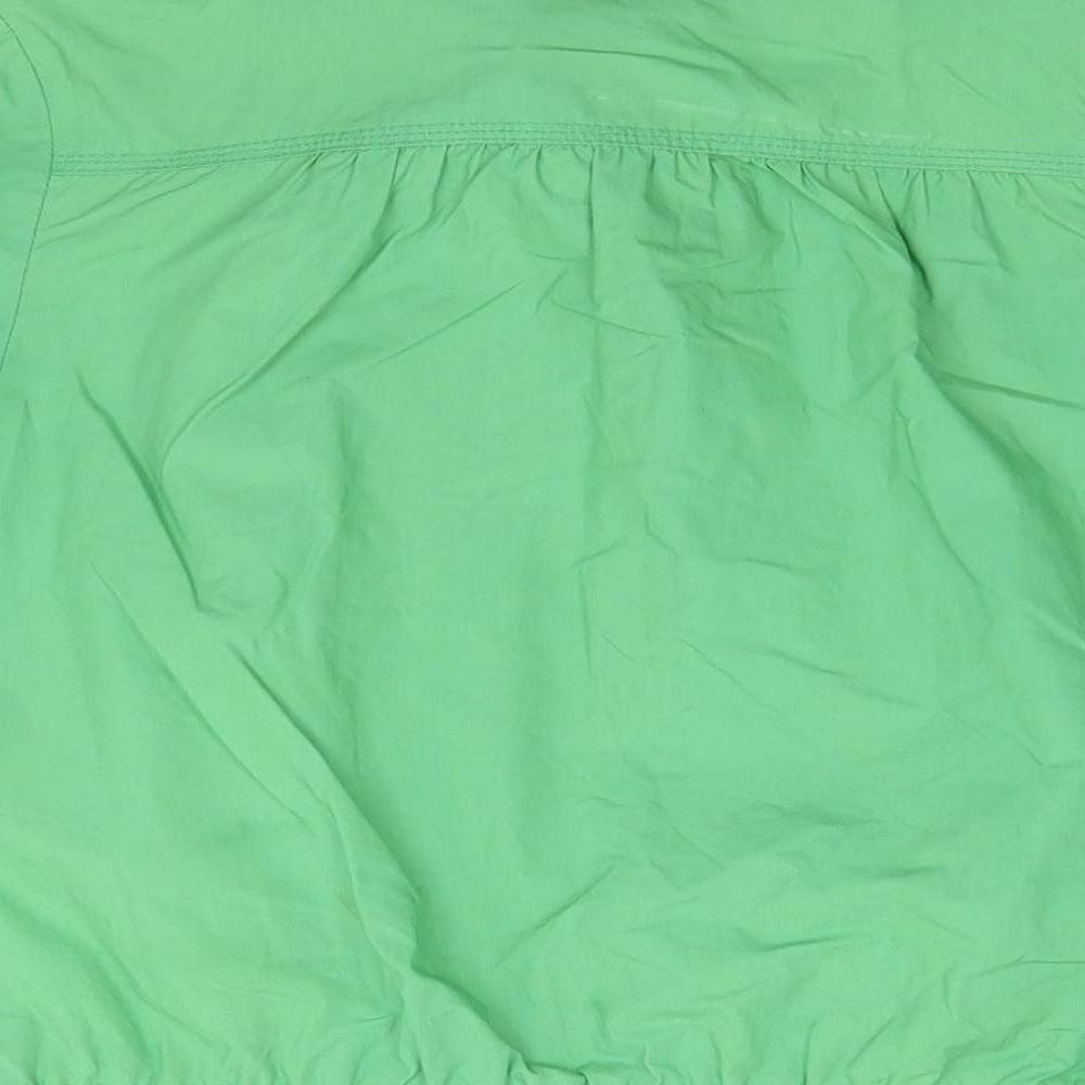 Papaya Womens Green Overcoat Coat Size 10