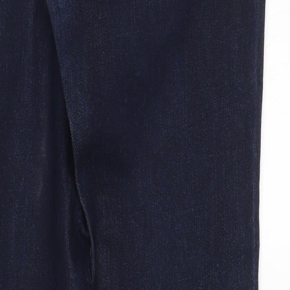 YESYES Womens Blue Tapered Jeans Size 10 L30 in - Elastic Waist