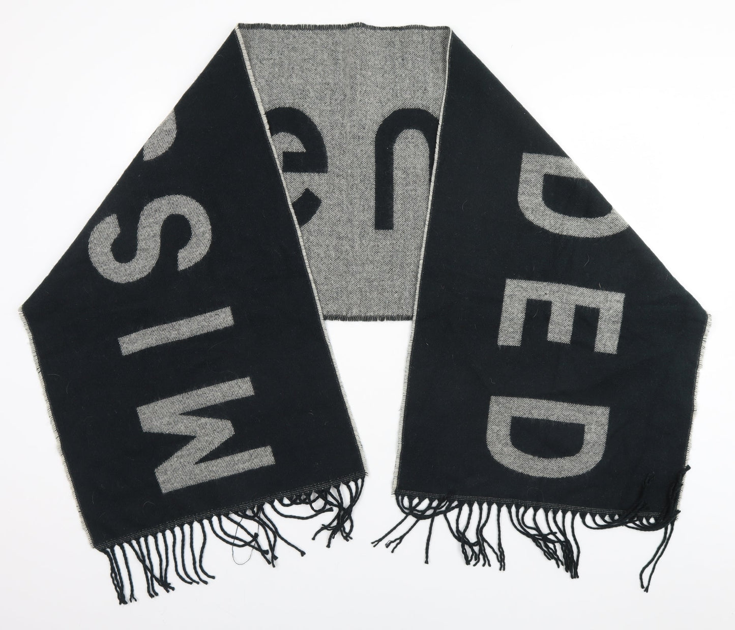 Missguided Unisex Grey Scarf