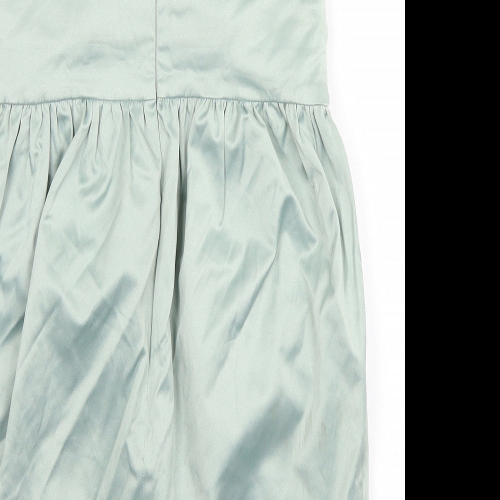 Miss Selfridge Womens Green Mini Size 8