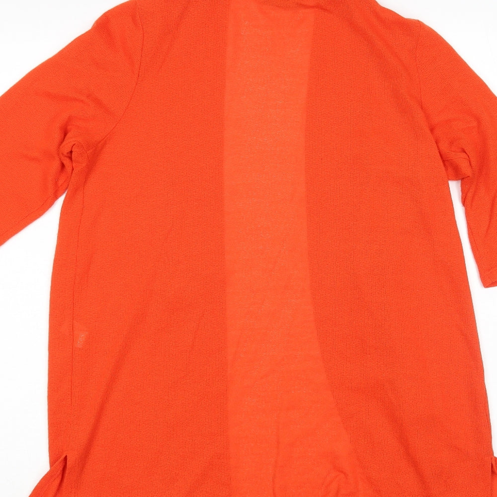 George Womens Orange Cape Jumper Size 14
