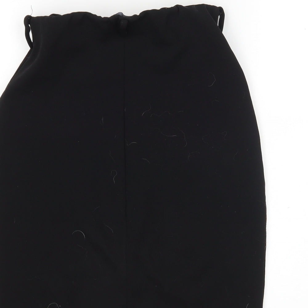 Ayanapa Womens Black Straight & Pencil Skirt Size 6