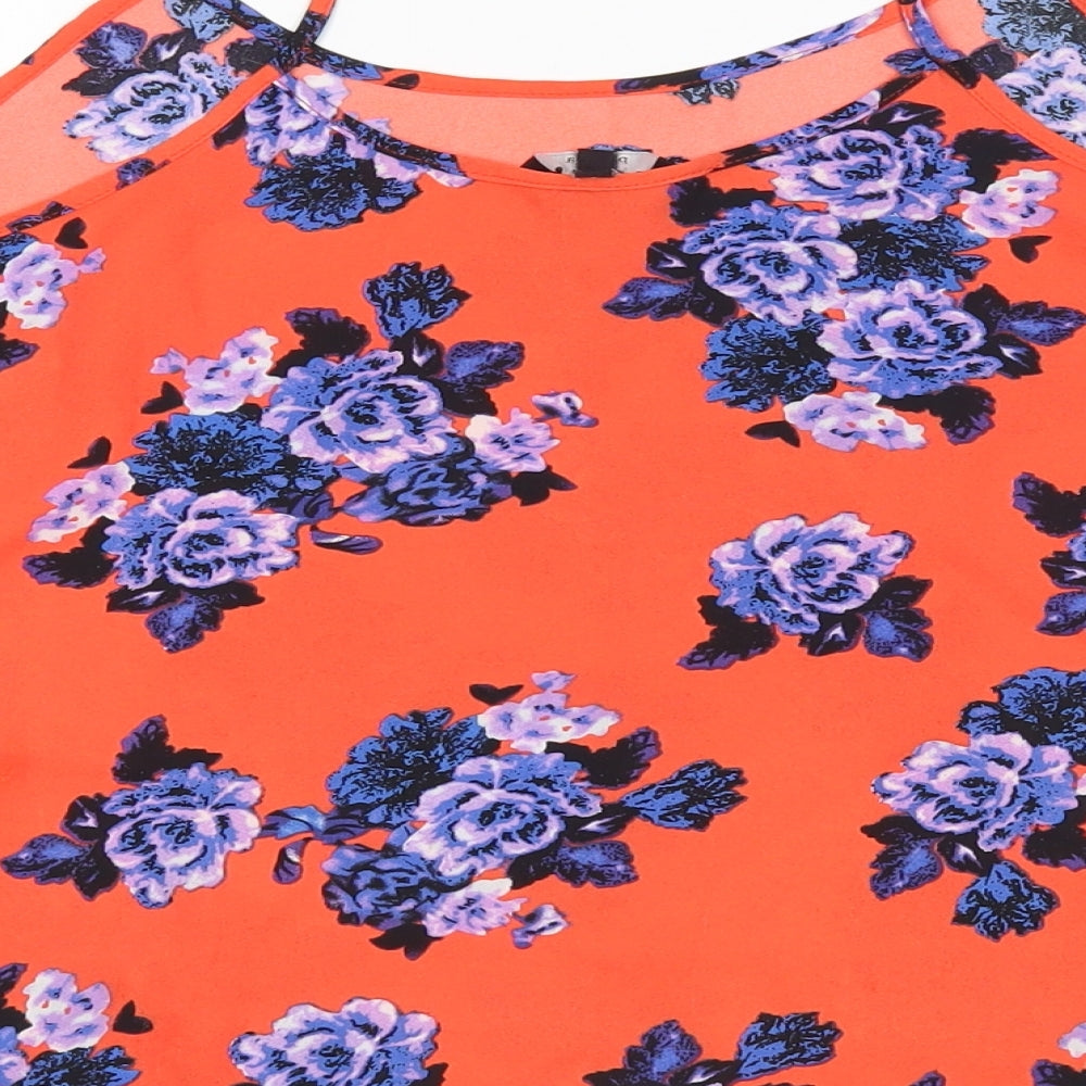 Papaya Womens Multicoloured Floral Basic Blouse Size 8