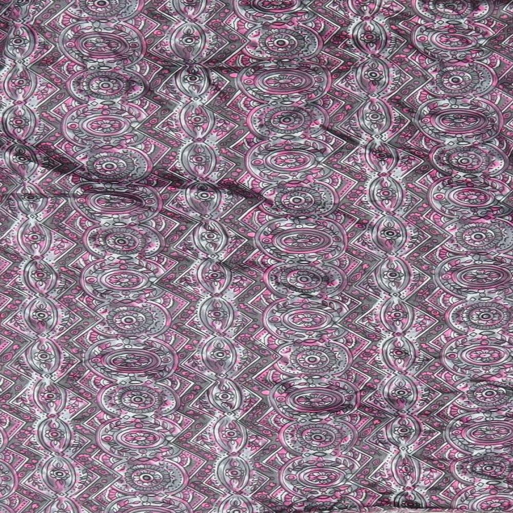 Wilray Separates Womens Grey Geometric Basic Button-Up Size 16 - Frilled collar Pink & Grey